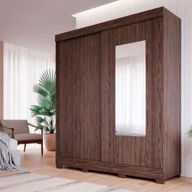 Imagem de Guarda-Roupa Casal 2 Portas Correr 3 Gavetas Ilhéus Panan Roupeiro