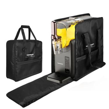 Imagem de Bolsa de armazenamento para máquina Slushie, máquina de fazer bebidas congeladas, à prova de poeira, fácil de transportar, perfeita para reuniões ao ar livre, preta