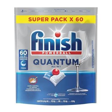 Imagem de Finish Powerball Quantum, Detergente para Lava Louças em Tabletes, 60 Tabletes