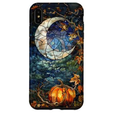 Imagem de Capa Celestial Halloween Mosaic Stined Glass para iPhone XS Max - Cele
