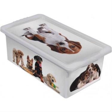 Imagem de Caixa Organizadora 2,3 Litros Cães Branca - Or18l-06 - São Bernardo Caixa Org. Container 2,3l Caes Branca Or18l-06