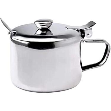 Imagem de Açucareiro Em Inox Com Colher 8X6Cm Booglee