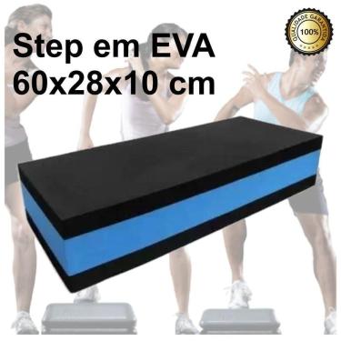 Imagem de Step Eva Academia Ginastica Aeróbica Fitness 60Cmx28Cmx10Cm