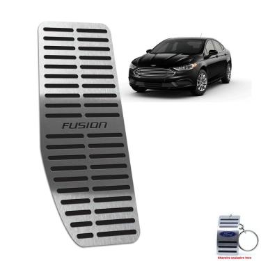 Imagem de Descanso de Pé Ford Fusion 2018 2019 Aço Inox Preto
