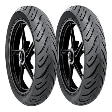 Imagem de Par Pneu 80/100-18 + 90/90-18 Sport R S/C - CG 150 / 160 Honda Fan / C