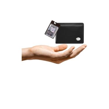 Imagem de Kit Carteira Media Mitty Couro + Refil Mitty M1R Plm0 Preto