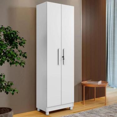 Imagem de Armário Multiuso Versátil 2 Portas Branco - Tudo de Móveis