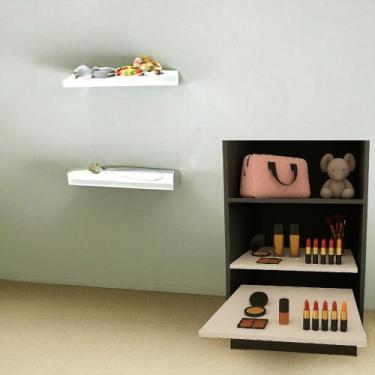 Imagem de Kit Organizador Prateleira Deslizante 20x25 + 2 Prateleiras 25x8  Vers
