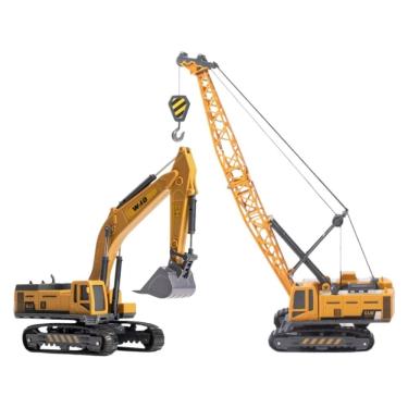 Imagem de Conjunto Mini Maquinas Guincho E Retroescavadeira Glw