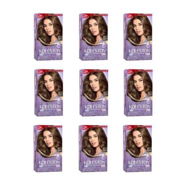 Imagem de Coloraçao Koleston 61 Louro Cinza Escuro-Kit C/9Un