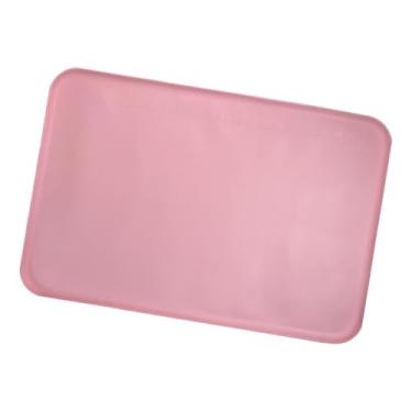 Imagem de Generic Tapete de silicone para pintura, tapete de silicone para artesanato, líquido para fundição, fácil de limpar e antiderrapante, jogo americano para, Rosa