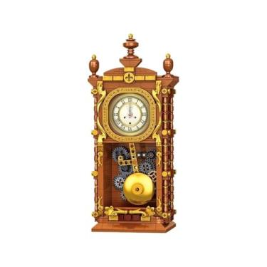 Imagem de Relógio de mesa clássico relógio de mesa decorativo retrô relógio de mesa para decoração de sala de estar, quarto, cabeceira, prateleira relógio de mesa
