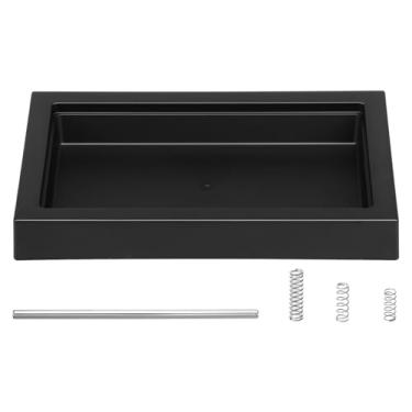 Imagem de Bandeja de gotejamento fina de perfil baixo e kit de modificação de mola OPV com tubo longo de aço inoxidável, compatível com máquina de café expresso Pro Gaggia Classic (conjunto de 5 peças)