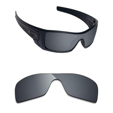 Imagem de Alphax Lentes de reposição polarizadas espelhadas Elite cromadas pretas para óculos de sol Oakley Radar Plate OO9495D