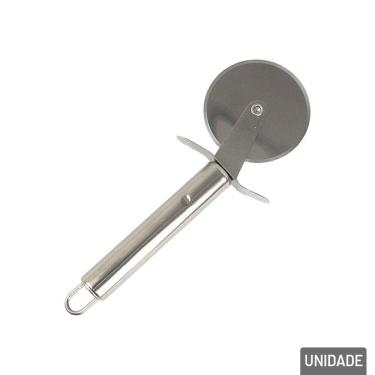 Imagem de Cortador de Pizza Metal 19cm - Tudo em Caixa