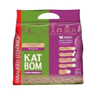 Imagem de Areia Katbom Tradicional para Gatos Fvo 6Kg