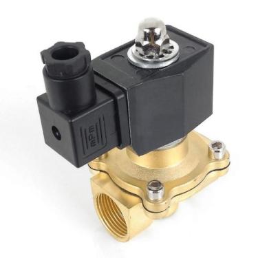 Imagem de Válvula solenoide 2/2 vias nbr (normal fechada) /bobina sem fio 3/4" -