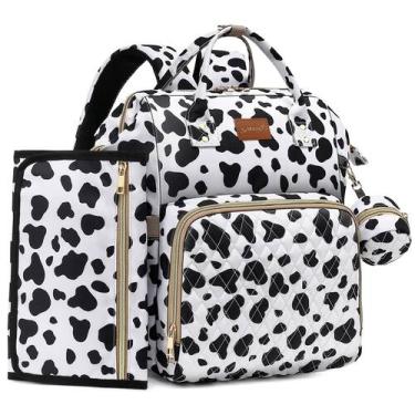 Imagem de Mochila para Pañales ROSEGIN 35L Impermeable Acolchada de Cuero