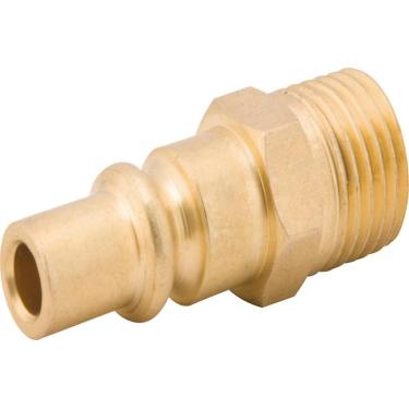 Imagem de Conector pino racord macho 1/4" npt latão - Vonder