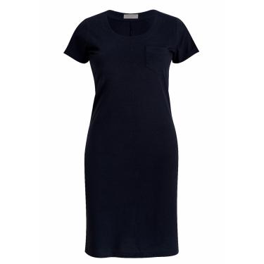 Imagem de Vestido Pau a Pique básico m/c Azul Marinho