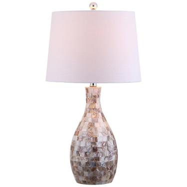 Imagem de Abajur Luminária de Mesa, Estilo Costeiro Contemporâneo com 67 cm de Altura para Quarto, Sala de Estar e Escritório, 110V 100W, JONATHAN Y