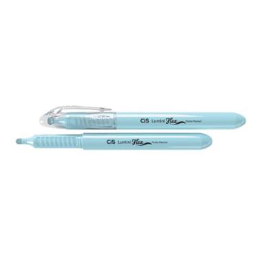 Imagem de CIS Marca Texto LUMINI FLEX - Azul Pastel - Blister com 1 unidade