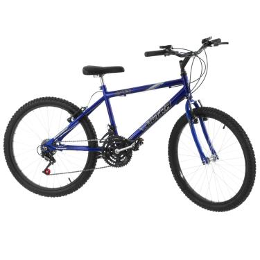 Imagem de Bicicleta de Passeio Ultra Bikes Esporte Aro 24 Reforçada Freio V-Brake – 18 Marchas Azul