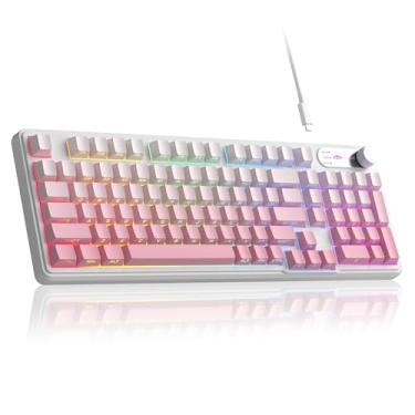 Imagem de Camiysn Teclado e mouse para jogos 960 com fio branco