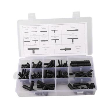 Imagem de predolo Conjunto de acessórios para conectores de mangueira de carro, redutor, emenda de união, preto, suprimentos de substituição de alto desempenho e