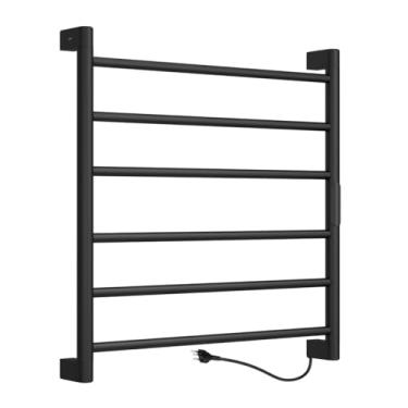 Imagem de Toalheiro Térmico de Parede 2044.BL220D.AQC.MT 220V Black Matte Preto Deca