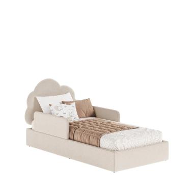 Imagem de Cama Montessoriana Solteiro Nuvem S/ Colchão e Apoio Lateral