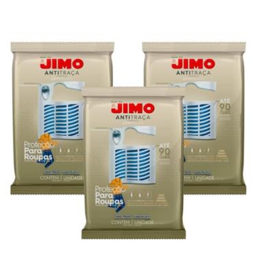 Imagem de Jimo Antitraça Cartela Protetor Para Roupas Livros Com Temporizador 90 Dias Duração Traças Roupas Livros Closet Guarda-Roupa Armário (3, Cartela)