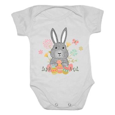 Imagem de Body Bebê Coelhinho da Páscoa - Vem Bebê, Pascoa08, P - Manga Longa