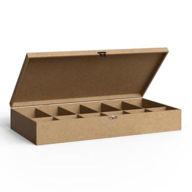 Imagem de Caixa Organizadora Dinheiro Porta Moedas E Cédulas Mdf, Ideal para Estabelecimentos Comerciais de Diversos Segmentos