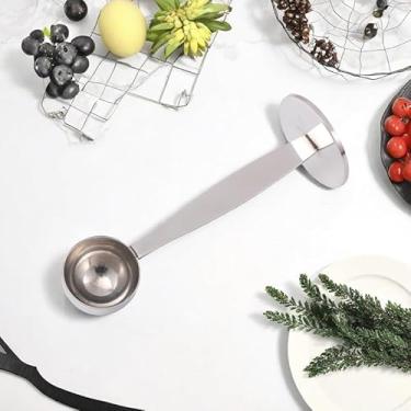 Imagem de Colher medidora, colher medidora de café de aço inoxidável, colher de sopa de medição para café, leite e frutas