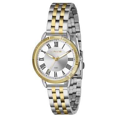 Imagem de Relógio Lince Feminino Ref:Lrt4811l36 B3sk Casual Bicolor