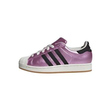 Imagem de adidas Prepur/Cblack/Owhite Superstar II W Preloved purpleCore Black/Off White 35 EUA, Multi, 6.5 Wide