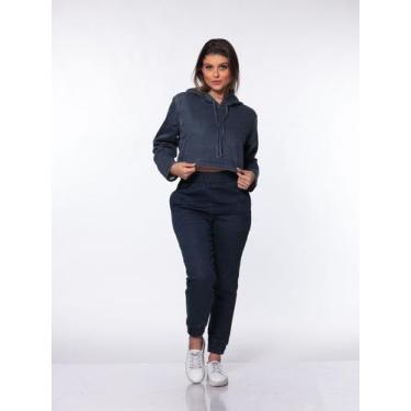 Imagem de Calça Sarja 7895 Azul - bella canvas, Azul, G