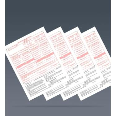 Imagem de W-3C Formulários fiscais de correção salarial 2025, 10 formulários W-3 C transmissão de declarações fiscais e salariais corrigidos, formulários W3 C, compatível com QuickBooks e software de