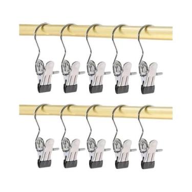 Imagem de Pregadores De Aço Inoxidável Para Organização De Roupas Com Gancho, Pi