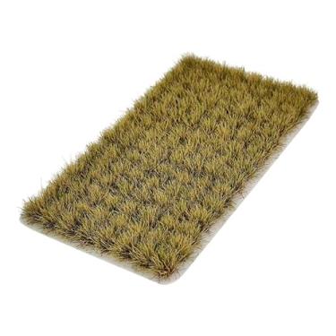 Imagem de Dynwave Kit de de grama artificial para modelismo de terrenos, de grama artificial para arbustos de planície em cenários de areia, Amarelo