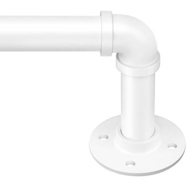 Imagem de Varão de cortina Zeerobee Industrial de 1 polegada 66-120 cm branco