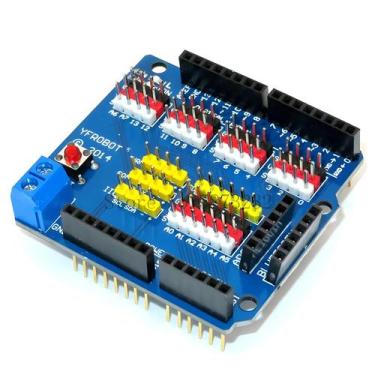 Imagem de Placa De Expansão V5 Sensor Shield Para Arduino UNO R3 V5.0 Módulo Ele