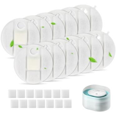 Imagem de LZMYIVE Pacote com 12 filtros de substituição compatíveis com a fonte Petlibro Capsule PLWF008, suprimento de acessórios de filtro para bebedouros de água para cães