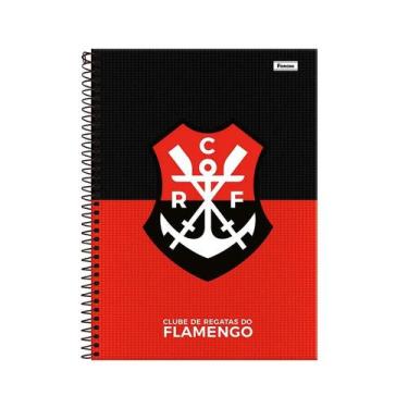 Imagem de Caderno 20 MatErias Flamengo 320 Folhas Foroni