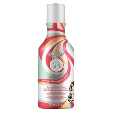 Imagem de Inoar Shampoo Divine Curls Low Poo 250Ml, Inoar, Incolor, 250 Ml