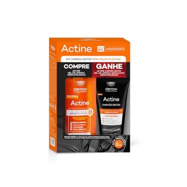 Imagem de Kit Darrow Actine Gel de Limpeza 400g + Actine Carvão Detox 100g