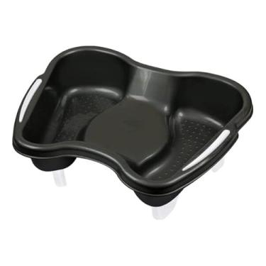 Imagem de Bacia com Pedestal para Pedicure, Santa Clara, Preta