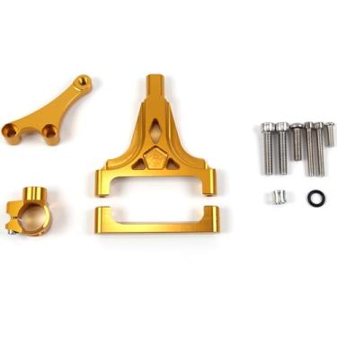 Imagem de Suporte estabilizador de amortecedor de direção Arashi para Kawasaki Z1000 Z750 2003-2009, peças de acessórios de motocicleta douradas