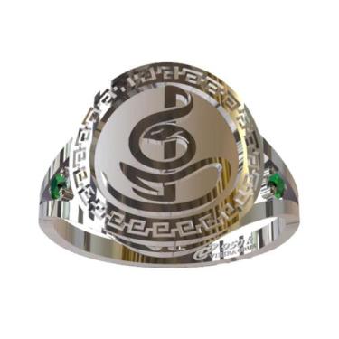 Imagem de Anel De Formatura De Musicoterapia Em Prata 950k - Vieira Cruz Joias, 